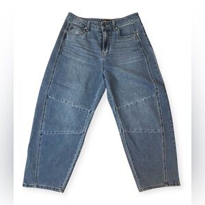 BCBGeneration Highrise Barrel Leg Jeans